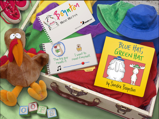 Blue Hat, Green Hat - Sandra Boynton iPad  Screenshots
