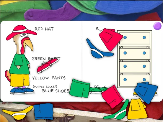 Ảnh chụp màn hình của Blue Hat, Green Hat - Sandra Boynton iPad 