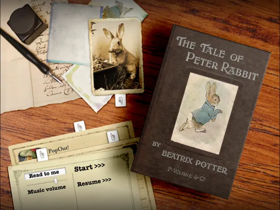 Zrzuty ekranu PopOut! The Tale of Peter Rabbit - Potter iPad 