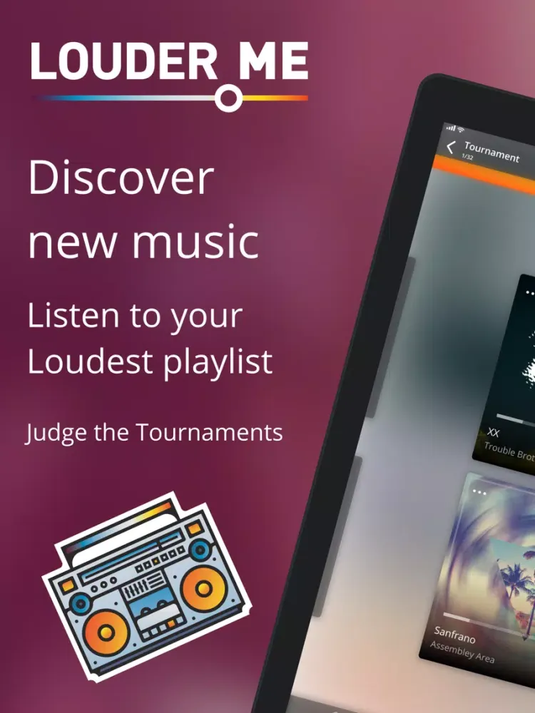 Capturas de pantalla de Louder.me - new music app iPad 