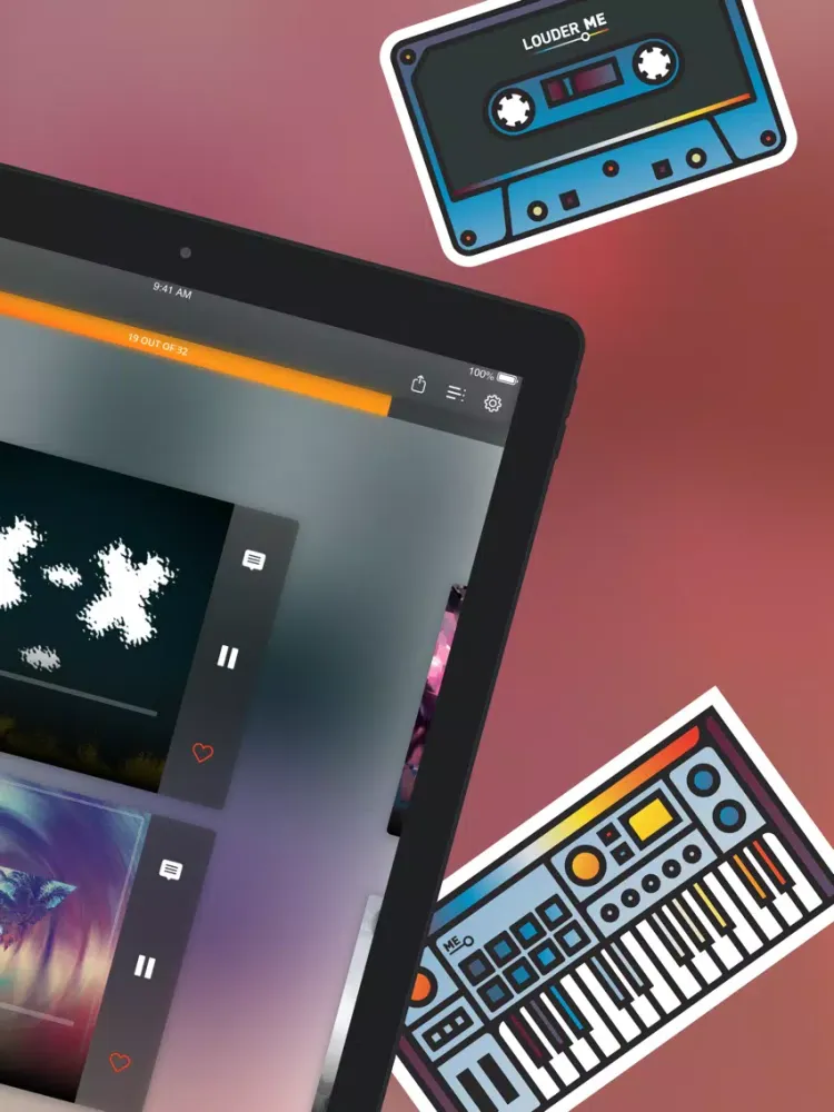 Capturas de pantalla de Louder.me - new music app iPad 