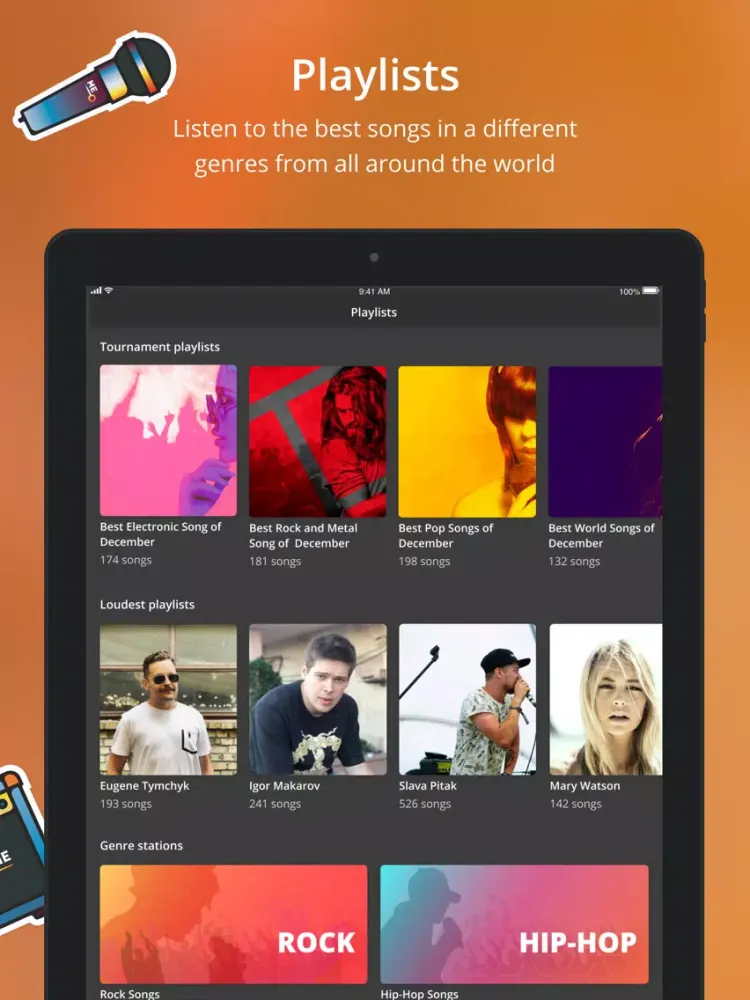 Capturas de pantalla de Louder.me - new music app iPad 