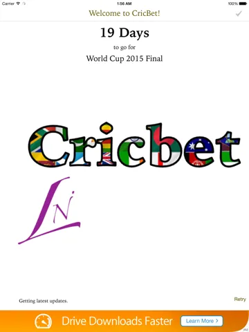 CricBet iPad 應用截圖