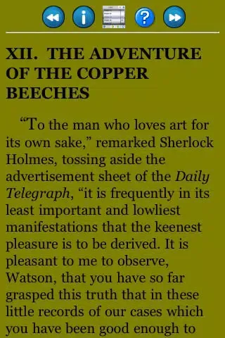 The Adventures of Sherlock Holmes (Volume I in Holmes collection )应用截图