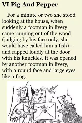 Captures d'écran de Alice's Adventures in Wonderland (illustrated)