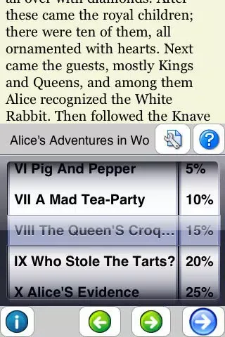 Captures d'écran de Alice's Adventures in Wonderland (illustrated)