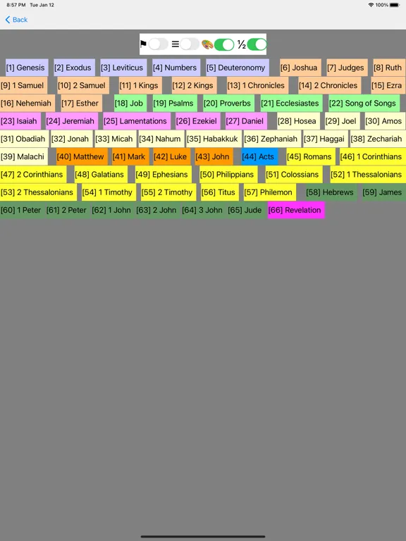 Capturas de tela do Holy Bible BBE (Basic English) iPad 
