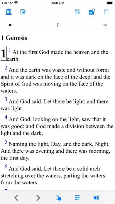 Capturas de tela do Holy Bible BBE (Basic English)