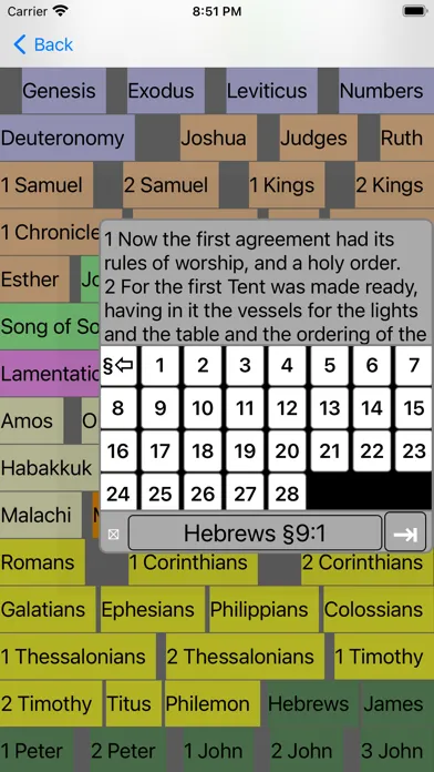 Capturas de tela do Holy Bible BBE (Basic English)