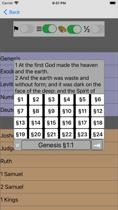 Capturas de tela do Holy Bible BBE (Basic English)