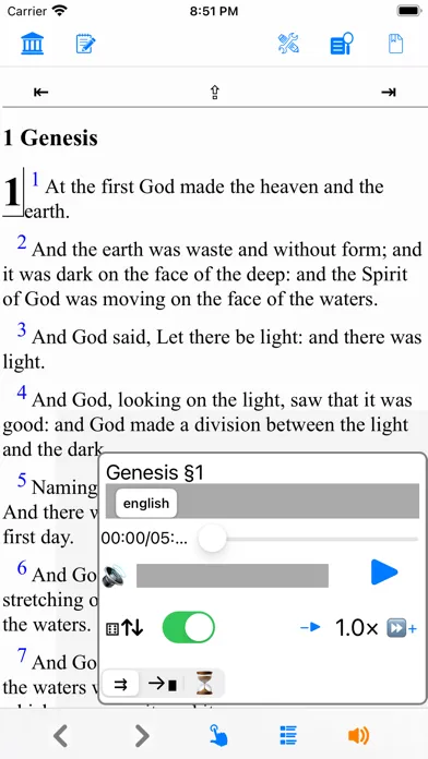 Capturas de tela do Holy Bible BBE (Basic English)