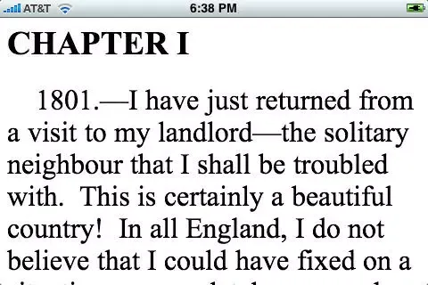 Captures d'écran de Wuthering Heights +EmilyBronte