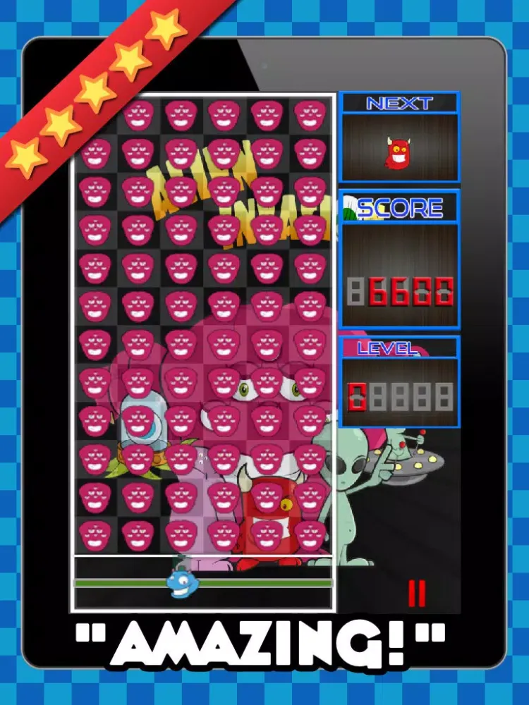 ภาพหน้าจอของ Alien Invasion Match 3 Game FREE iPad 