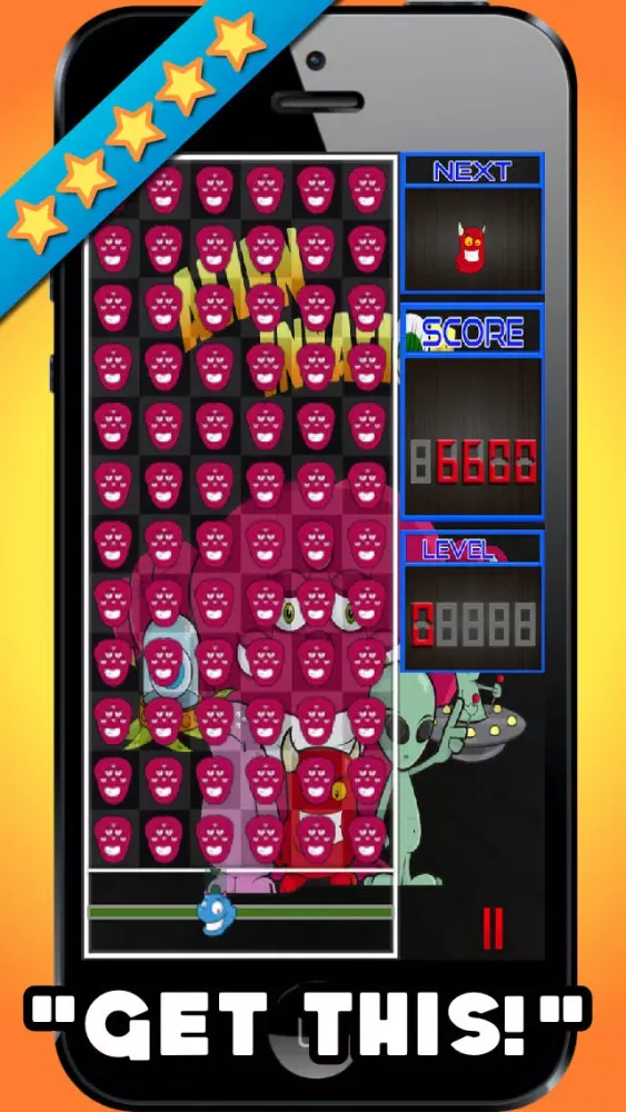 ภาพหน้าจอของ Alien Invasion Match 3 Game FREE