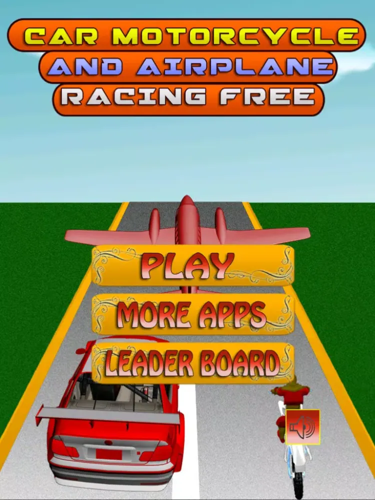 Скриншоты Car Motorcycle and Airplane Racing Game Free iPad 