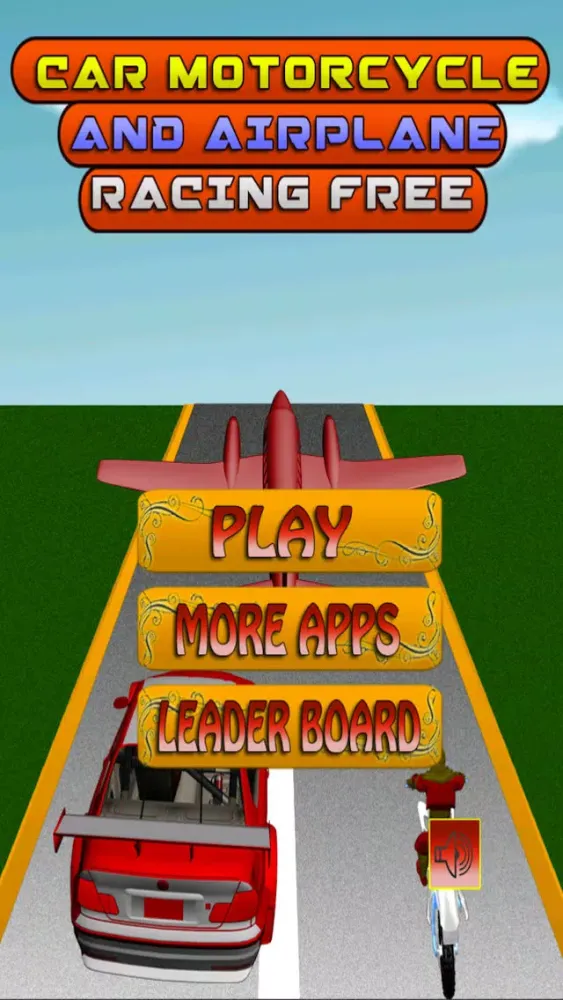 Скриншоты Car Motorcycle and Airplane Racing Game Free