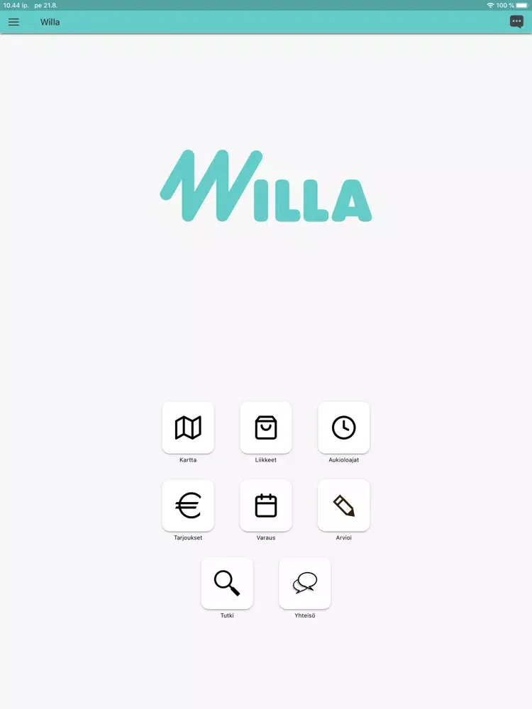 Ảnh chụp màn hình của Mun Willa iPad 