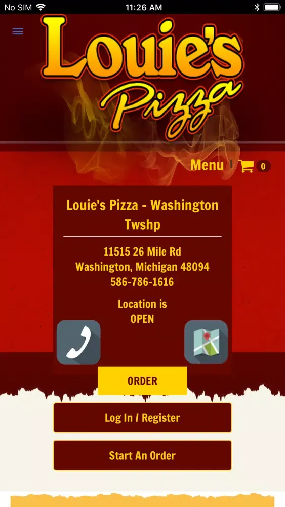 Louies Pizza Ekran Görüntüleri