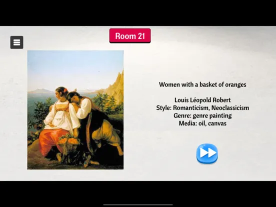 Capturas de tela do Louis Léopold Robert iPad 