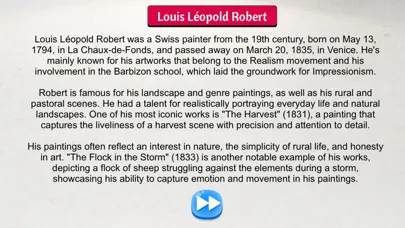 Capturas de tela do Louis Léopold Robert