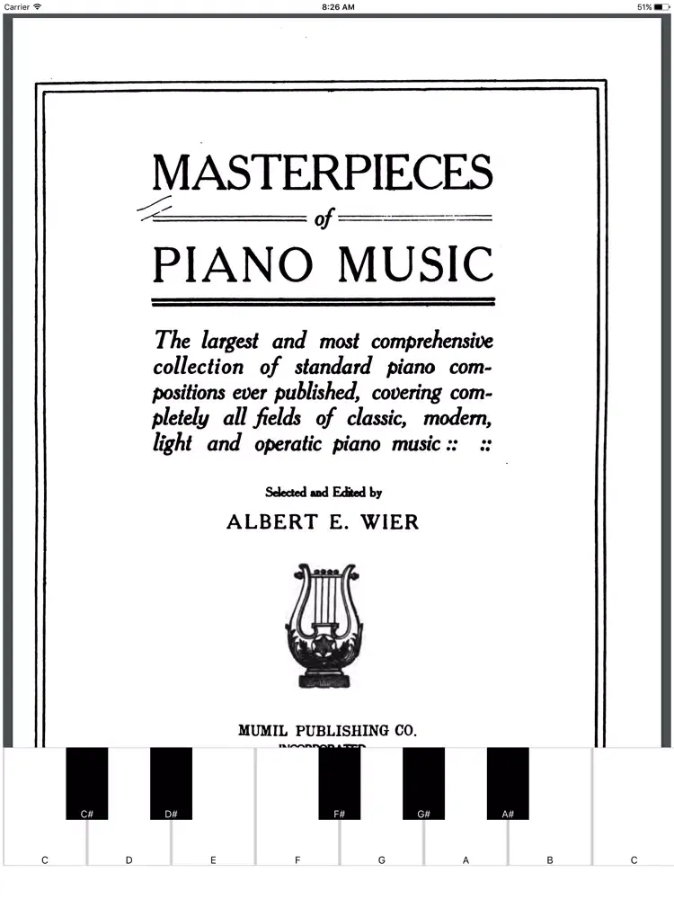 Скриншоты Masterpieces of Piano Music iPad 