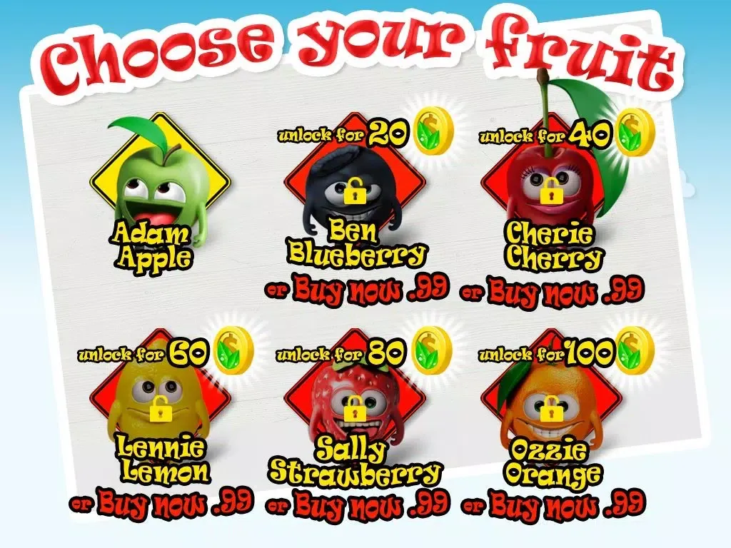 Screenshot di Loopy Fruit Race - free running racing game iPad 