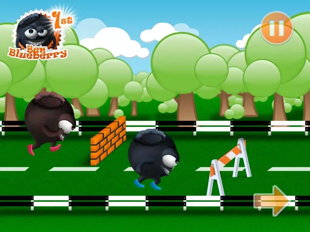 Screenshot di Loopy Fruit Race - free running racing game iPad 