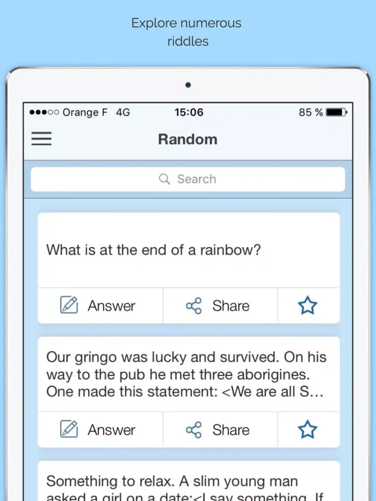 Riddles and brain challenges - Free iPad  Ekran Görüntüleri