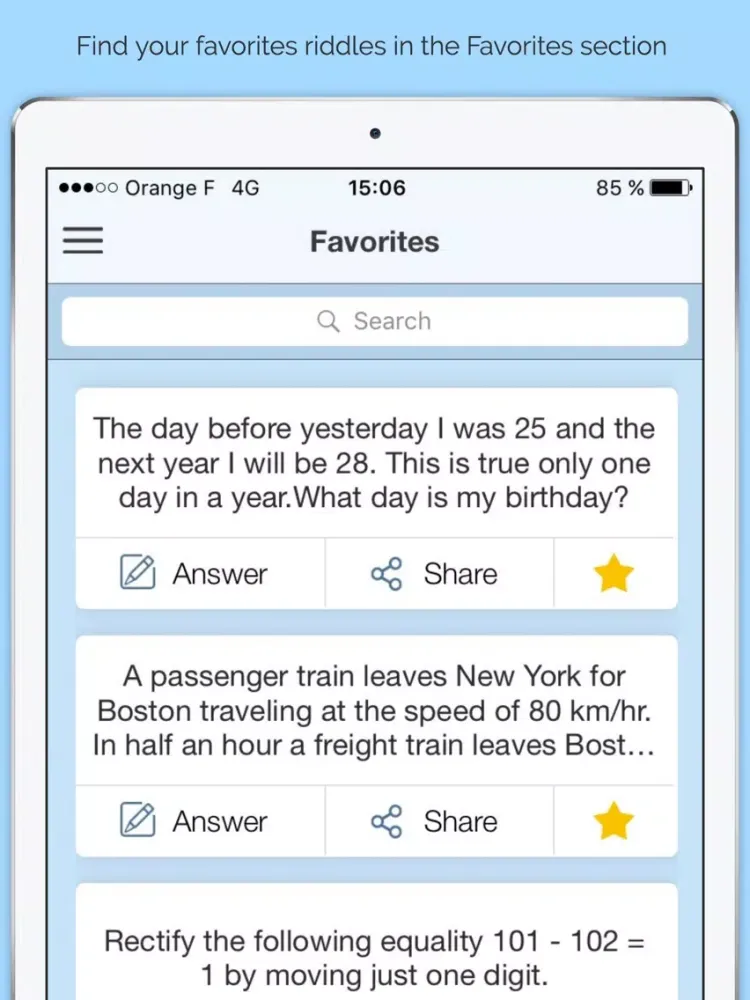 Riddles and brain challenges - Free iPad  Ekran Görüntüleri