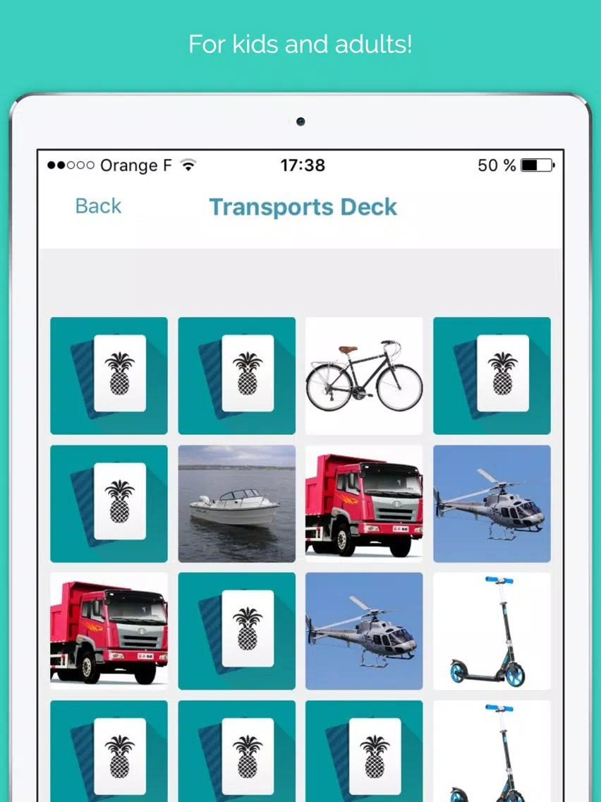 Memory cards free - Brain challenge iPad  Screenshots