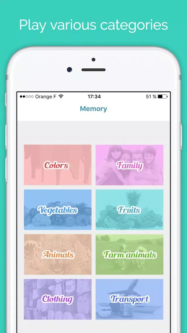 Memory cards free - Brain challenge Screenshots