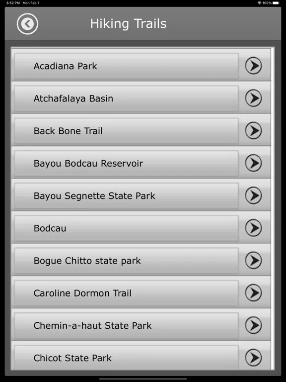تصاویر Louisiana Camping &Trails,Park iPad 