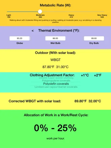 Zrzuty ekranu Thermal Stress Calculator iPad 