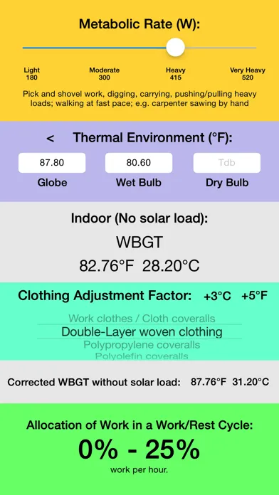 Zrzuty ekranu Thermal Stress Calculator