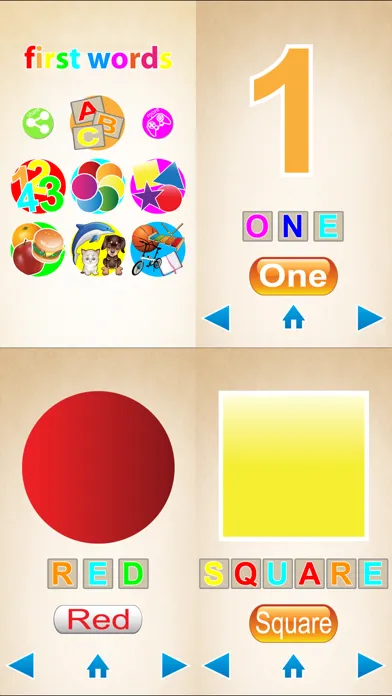 Capturas de pantalla de First Words -Voice Flash Cards