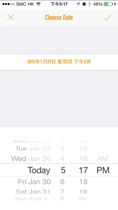 Captures d'écran de iNotes iOS8 Notification Reminders Alarms