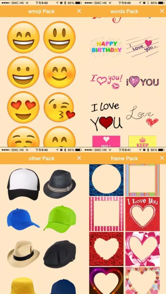 Capturas de pantalla de Bobblehead - Emoji Fun Stickers, Photo Frames Borders, Face Swap Mask