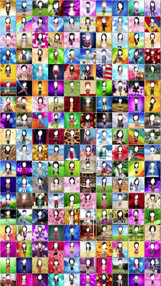 Capturas de pantalla de Bobblehead - Emoji Fun Stickers, Photo Frames Borders, Face Swap Mask