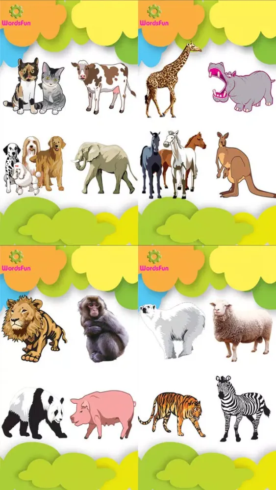 Capturas de pantalla de WordsFun -Animals Words Match