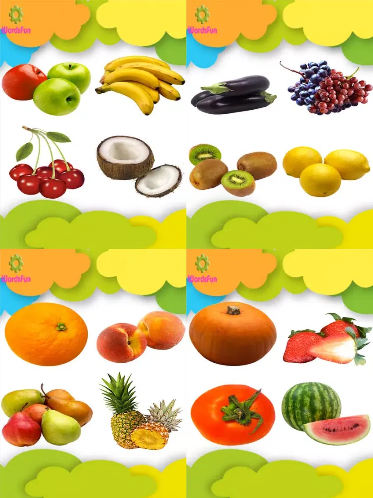 Скриншоты WordsFun - Fruits Words Match iPad 