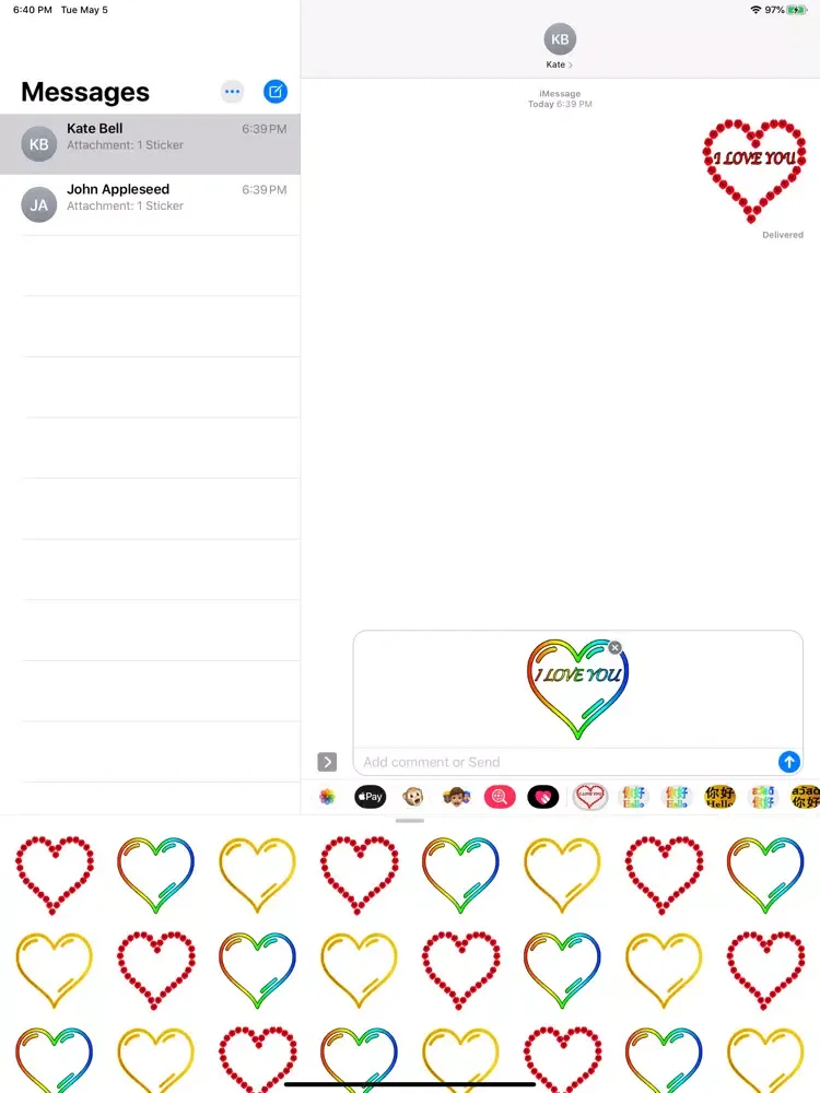 Love In All iPad 应用截图