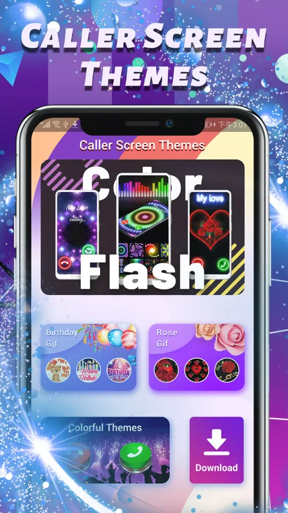 Call Screen-Color Flashlight应用截图