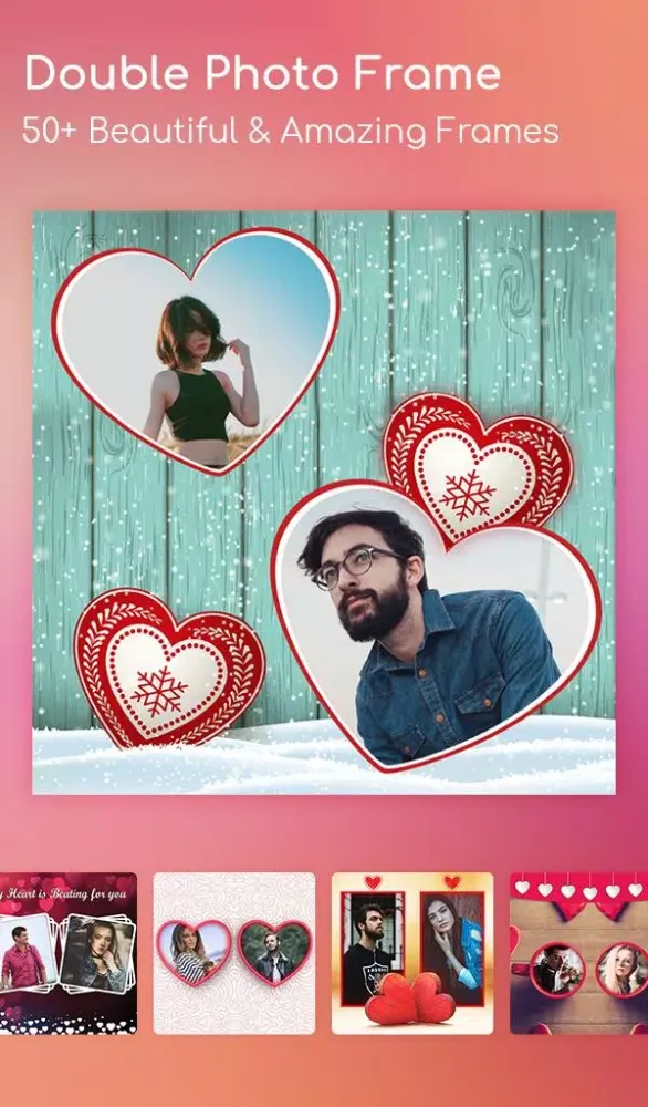 Capturas de tela do Love Collage, Love Photo Frame
