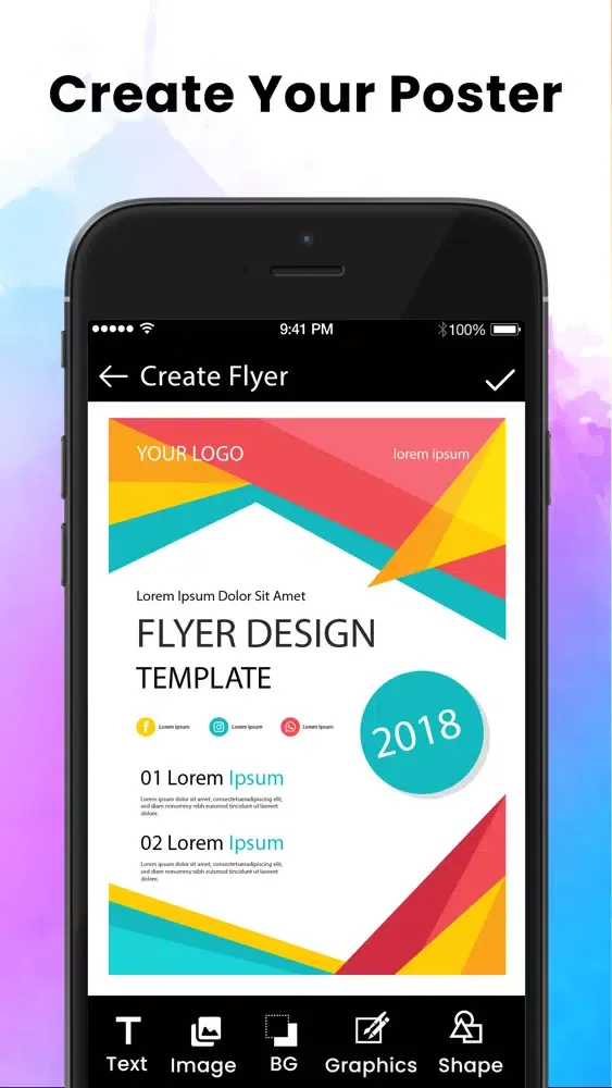 Flyer Maker - Poster Maker سکرین شاٹس