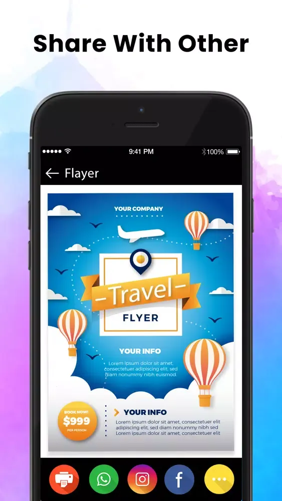 Flyer Maker - Poster Maker سکرین شاٹس