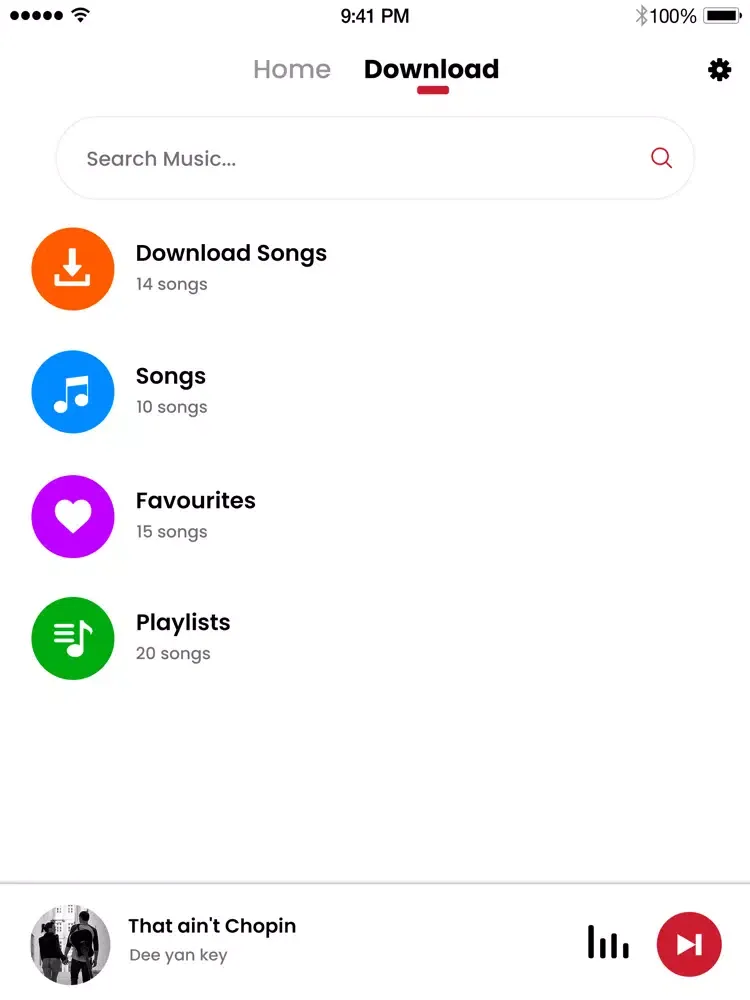 Tangkapan layar Music - MP3 Music Downloader iPad 