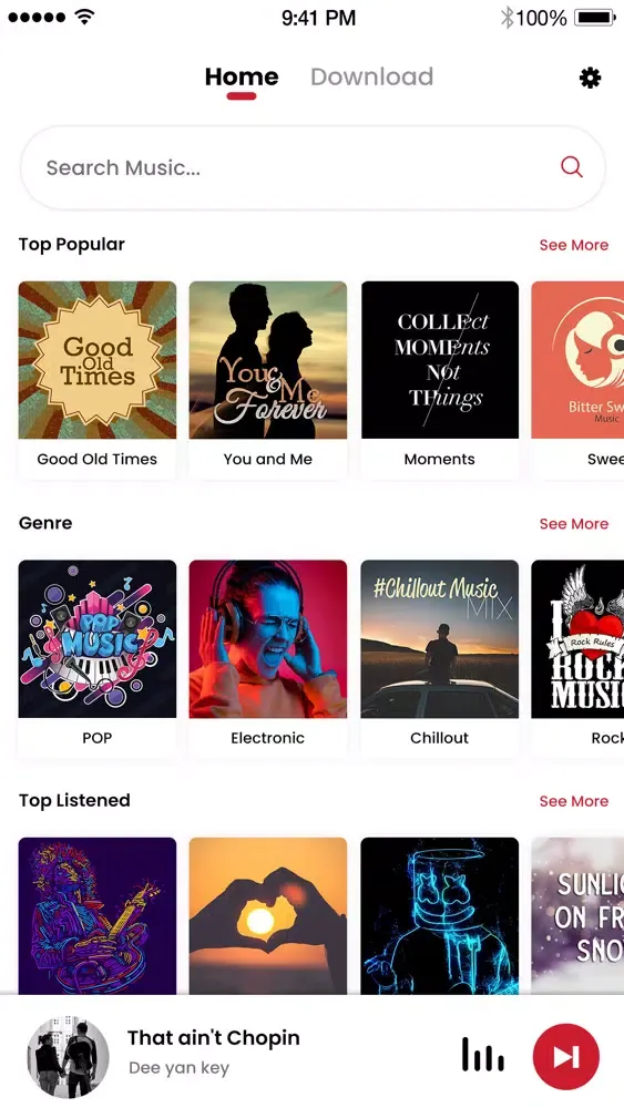 Tangkapan layar Music - MP3 Music Downloader