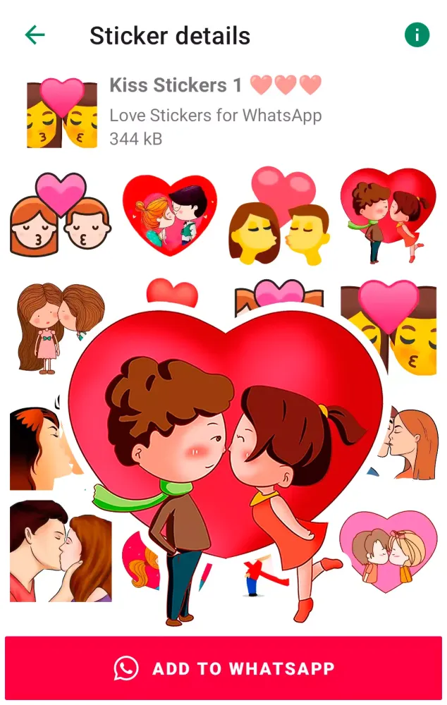Love Emoji Stickers WASticker 스크린샷