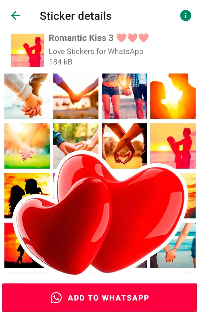 Love Emoji Stickers WASticker 스크린샷