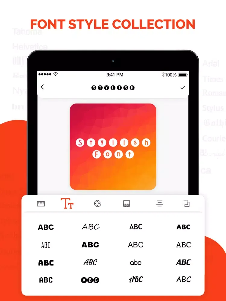 Capturas de pantalla de Fonts - Stylish & Fancy iPad 